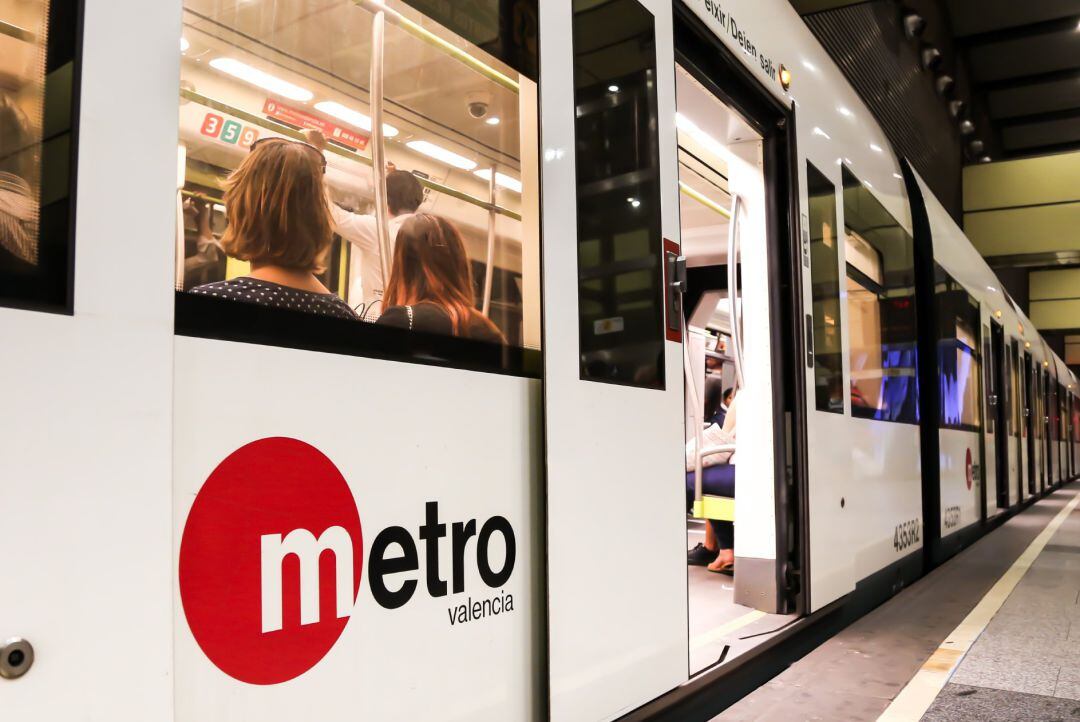 Un convoy de Metrovalencia, en una imagen de archivo