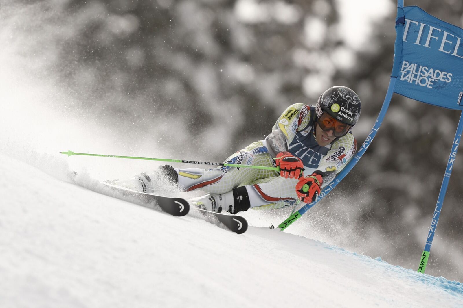 Joan Verdú al gegant de Palisades Tahoe, als Estats Units.