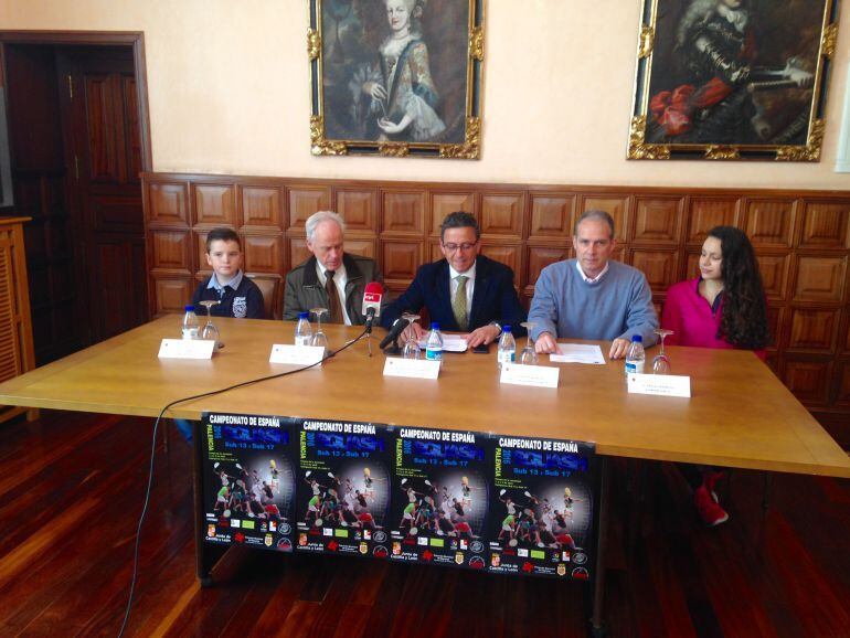 Presentación del campeonato de España de Squash en el Ayuntamiento