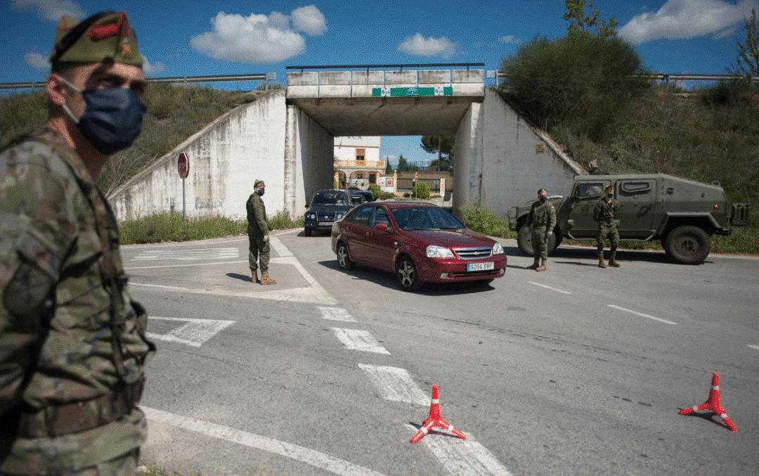 Las imágenes de Málaga de un año marcado por la pandemia