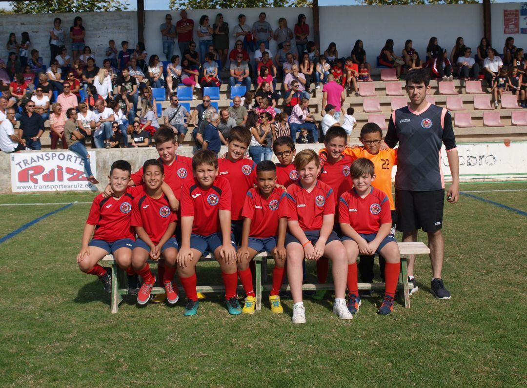 Equipo benjamín C.D. Ribaforada