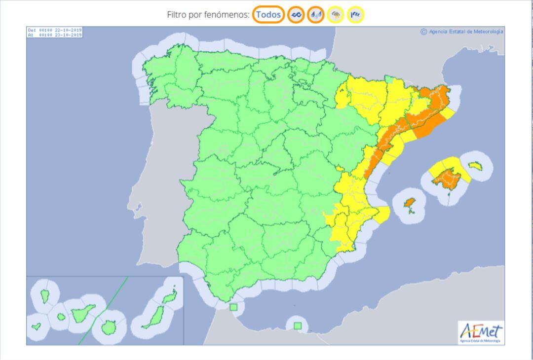 Previsión meteorológica