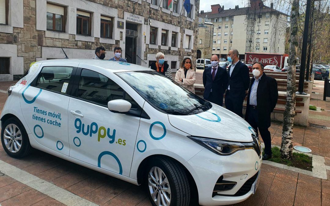 Uno de los coches eléctricos de la plataforma Guppy.