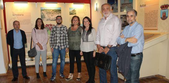 Visita al Museo del Vino de Bullas por parte de la directora general de Bienes Culturales, María Comas.