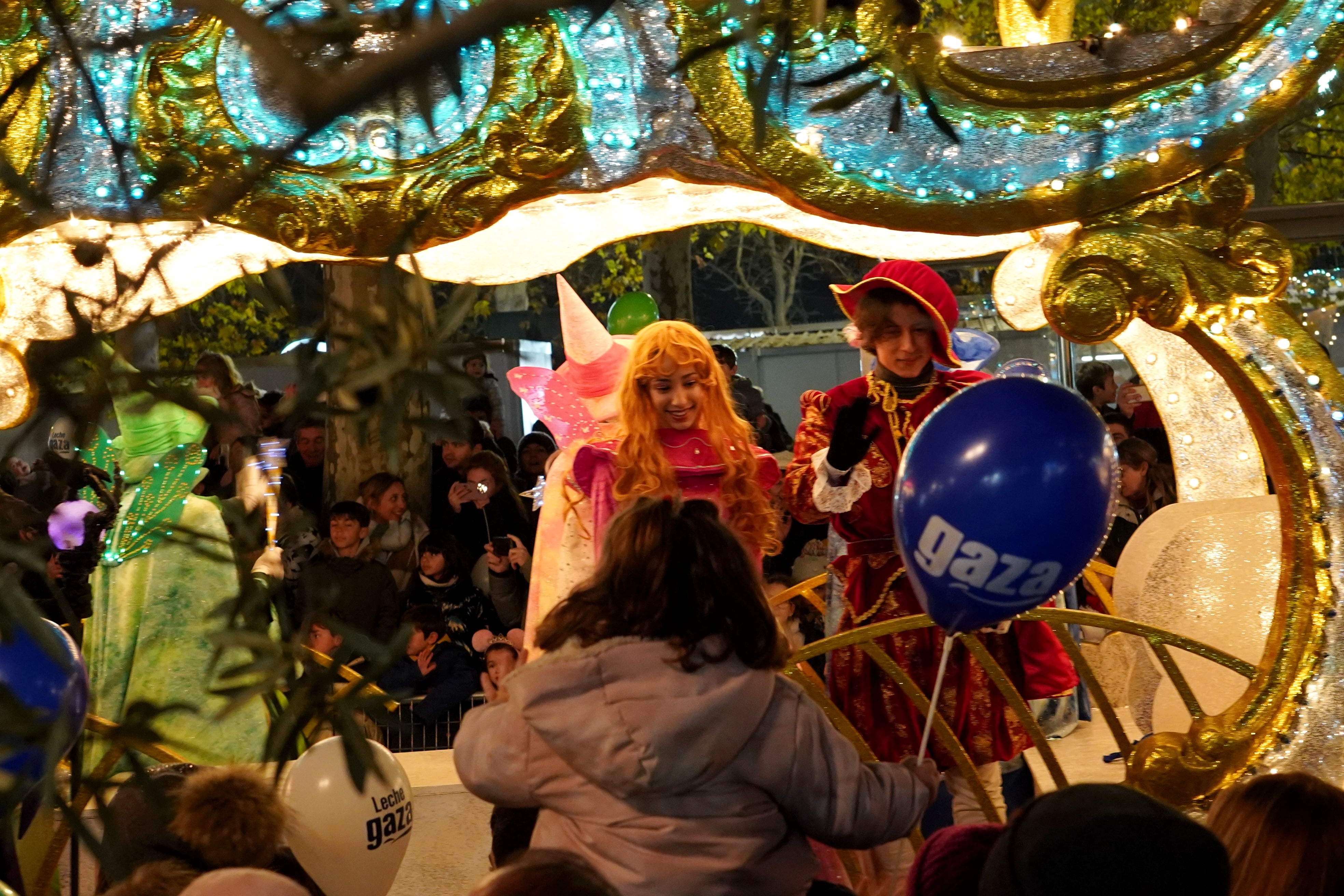 Papá Noel había pasado ya el sábado por Valladolid y ayer lo hacía por Palencia