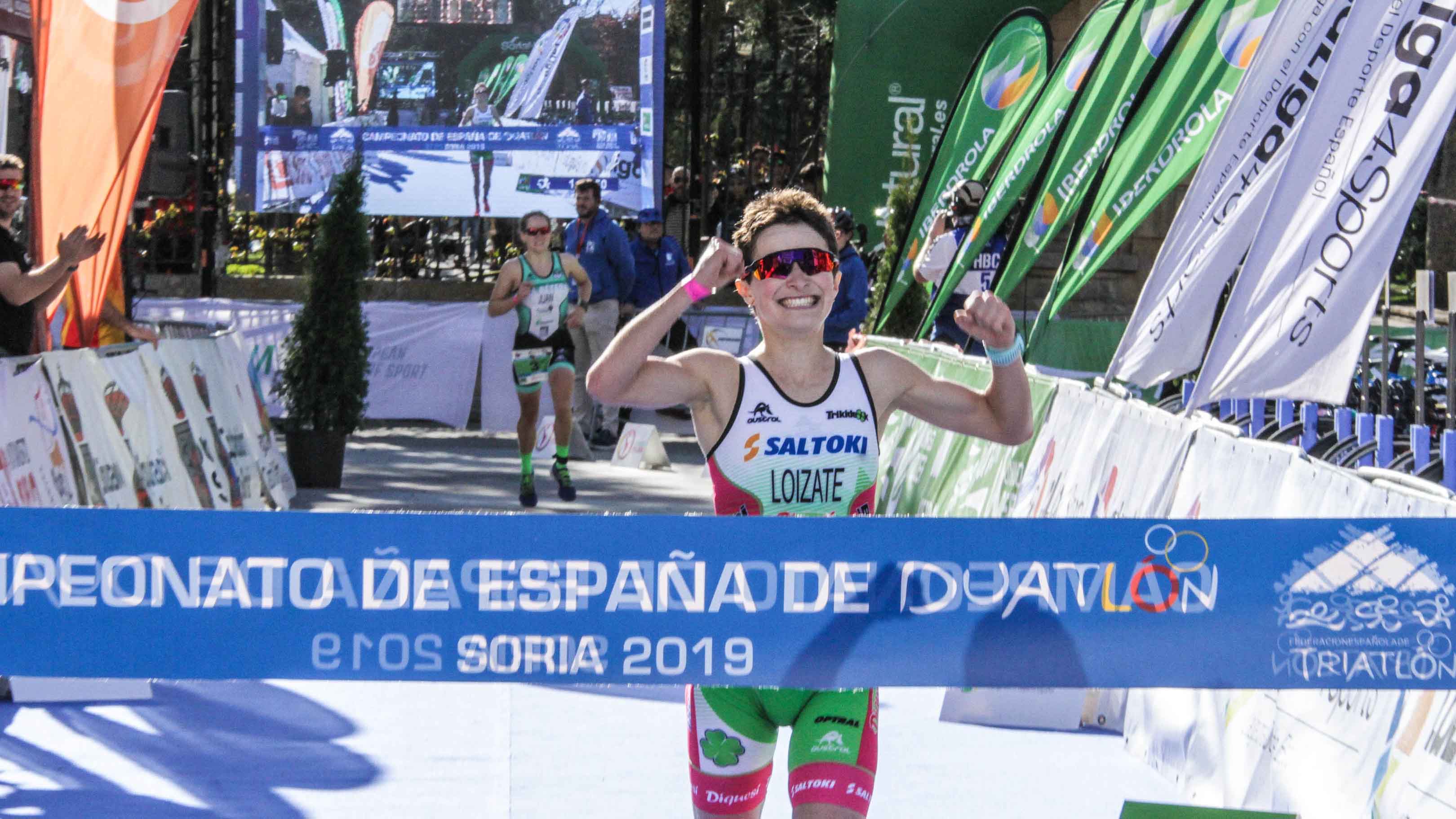 Meta del Nacional de Duatlón en Soria en 2019.