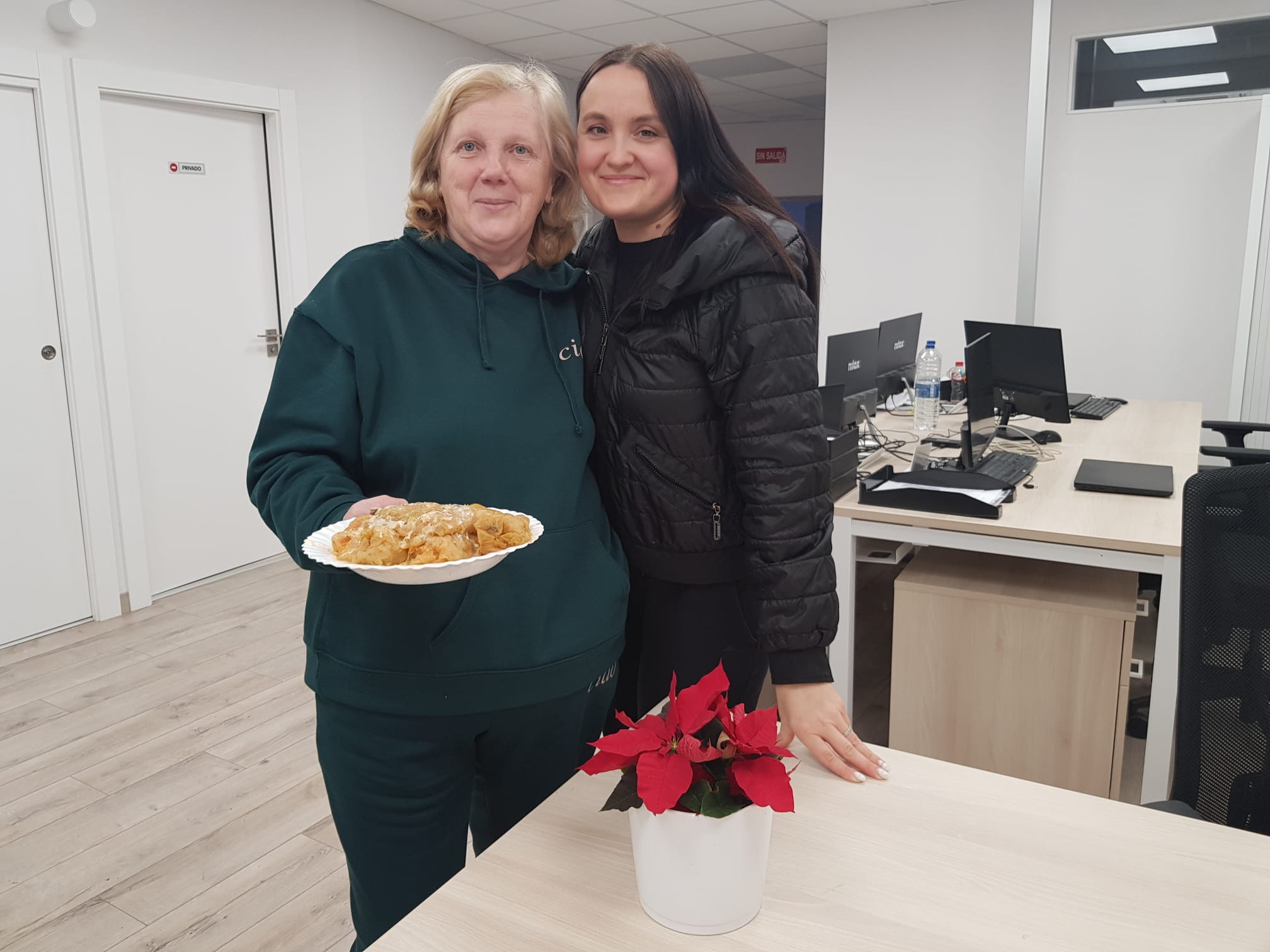 Silvia y Olesia, ucranianas en Tarazona