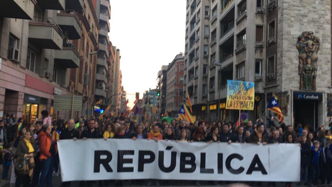 La manifestació més multitudinària a Girona