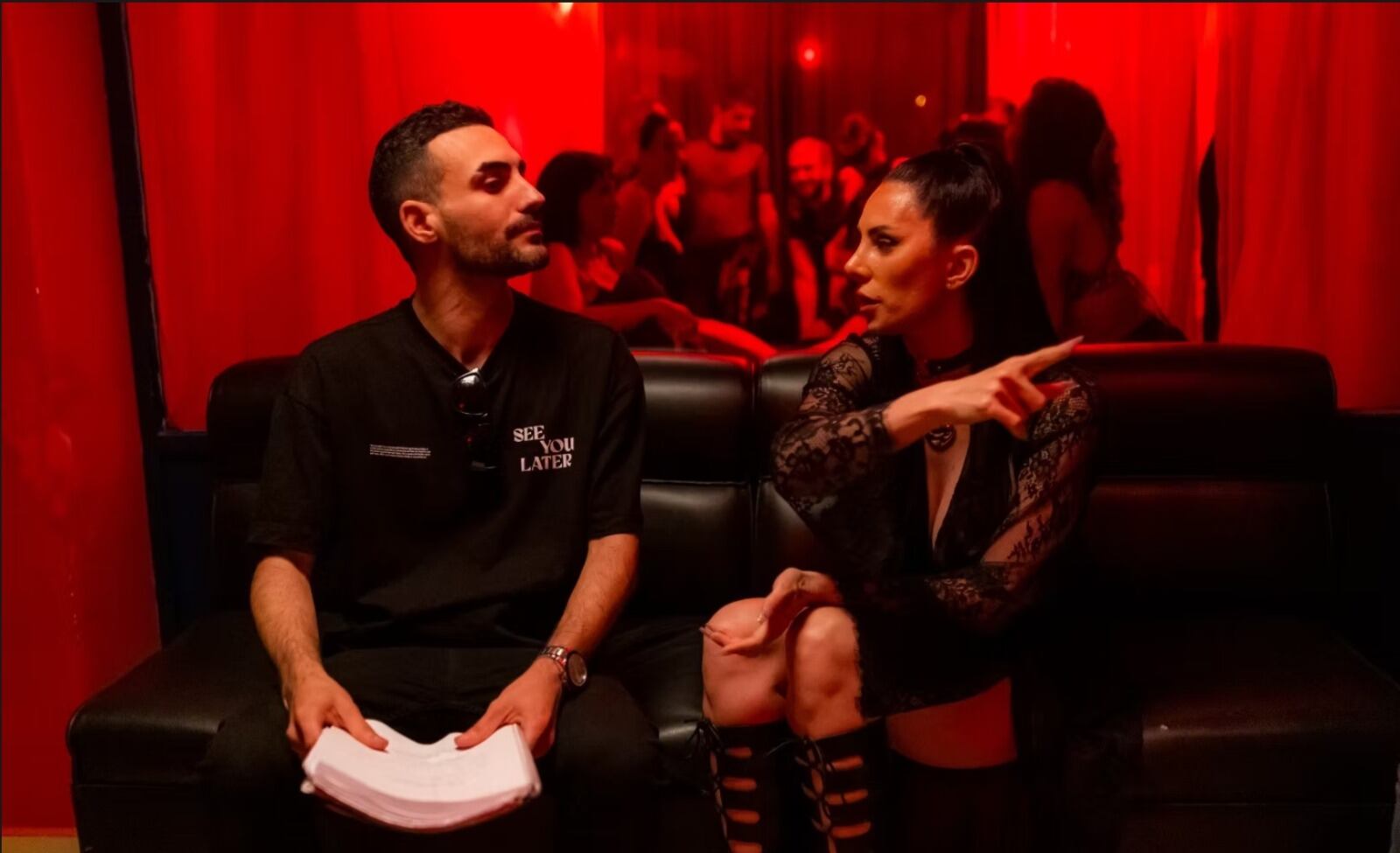 Imagen del rodaje de "La casa en el árbol"