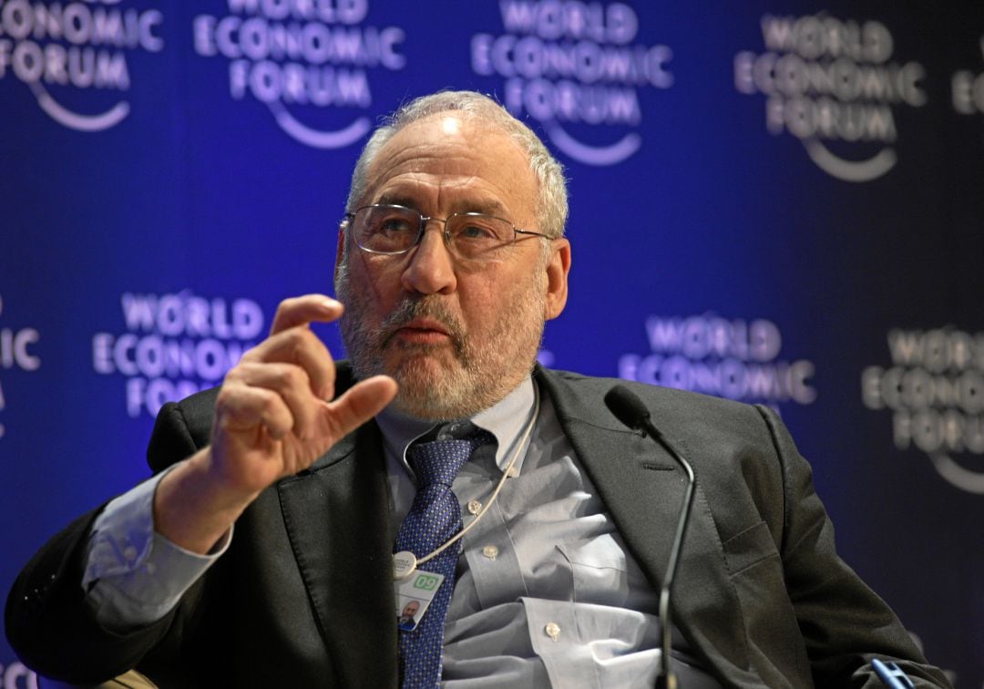 El premio nobel de Economía, Joseph E. Stiglitz, en una imagen de archivo del Foro Económico Mundial en Davos