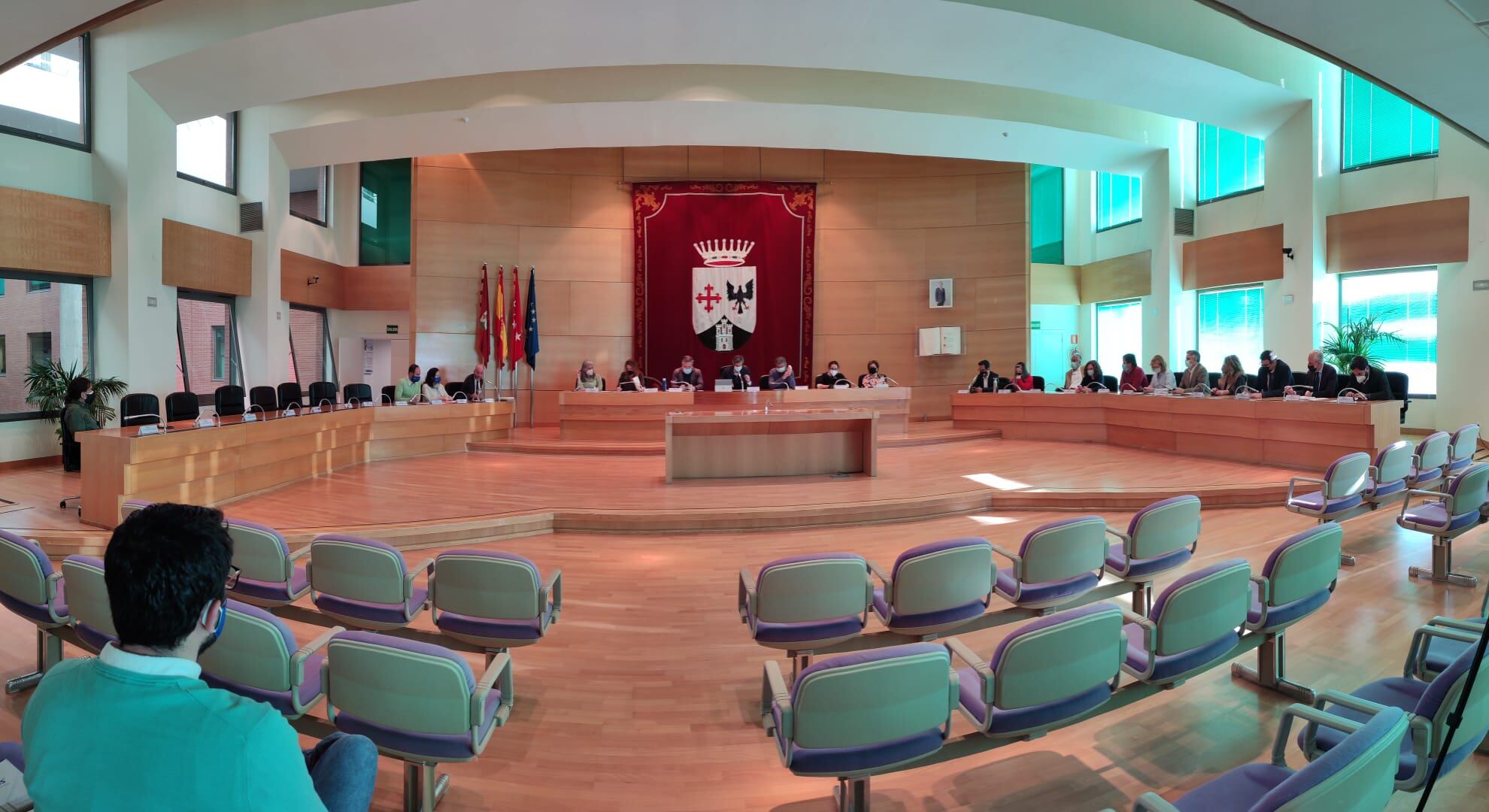 Pleno municipal extraordinario de Alcobendas para aprobar los requisitos técnicos y financieros del Plan de Recuperación del gobierno estatal