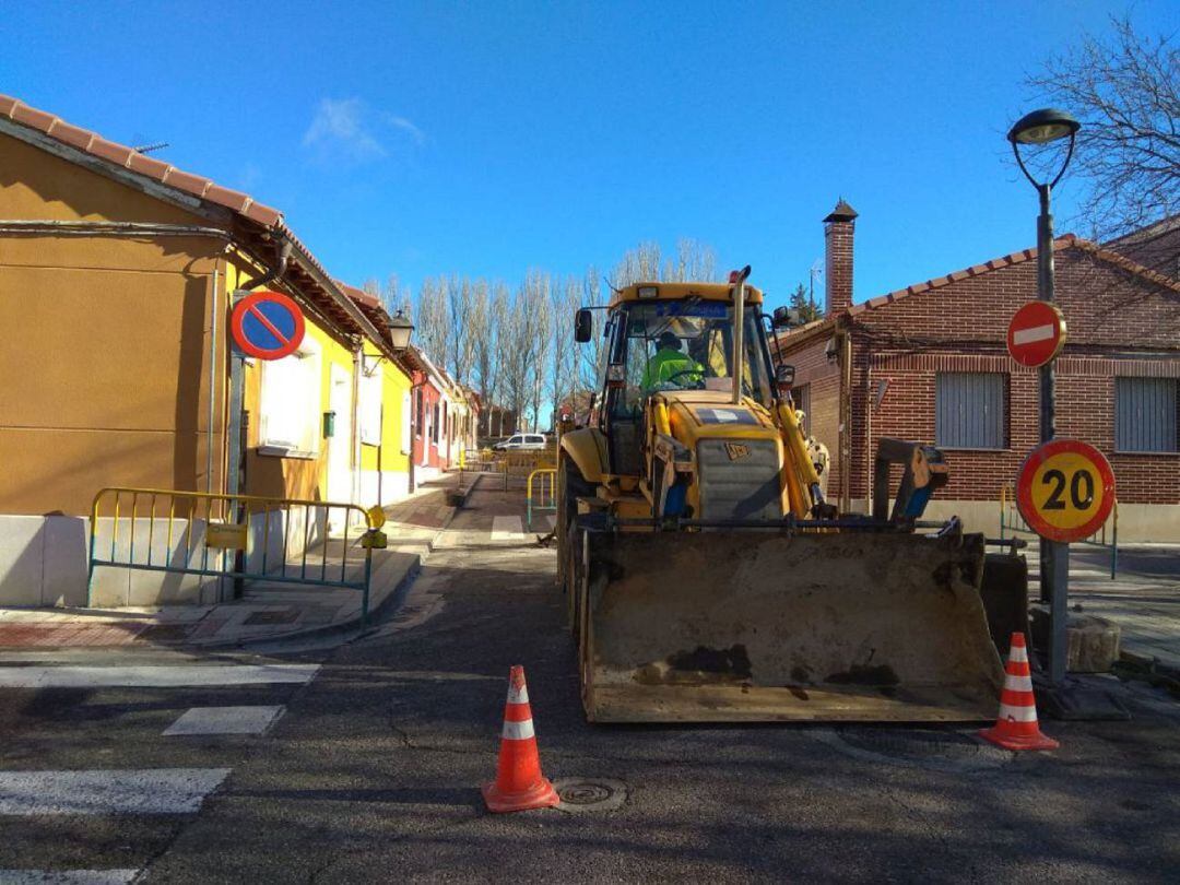 Obras de las Casas de Abella en Palencia