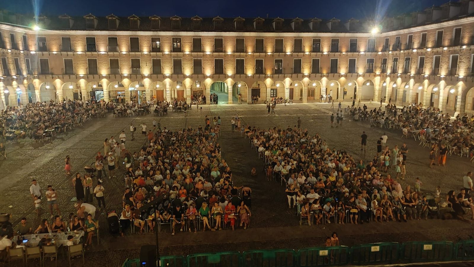 Imagen de archivo de uno de los actos celebrados en la Plaza Mayor de Ocaña (Toledo)