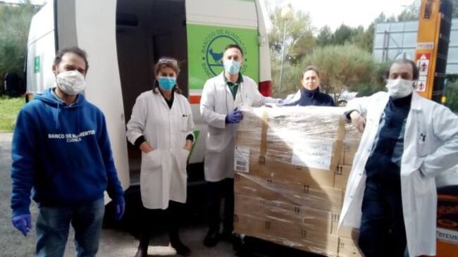 El Banco de Alimentos ha puesto en marcha la campaña Voluntarios Unidos Contra el Covid-19.