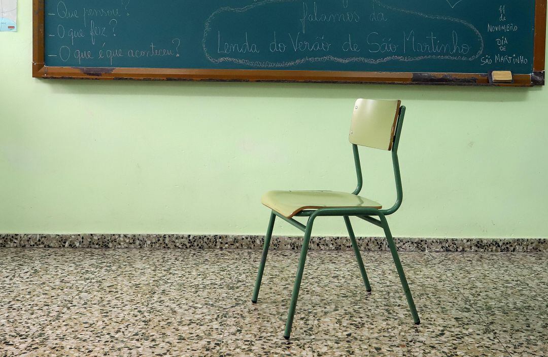 Fotografía de archivo de un aula