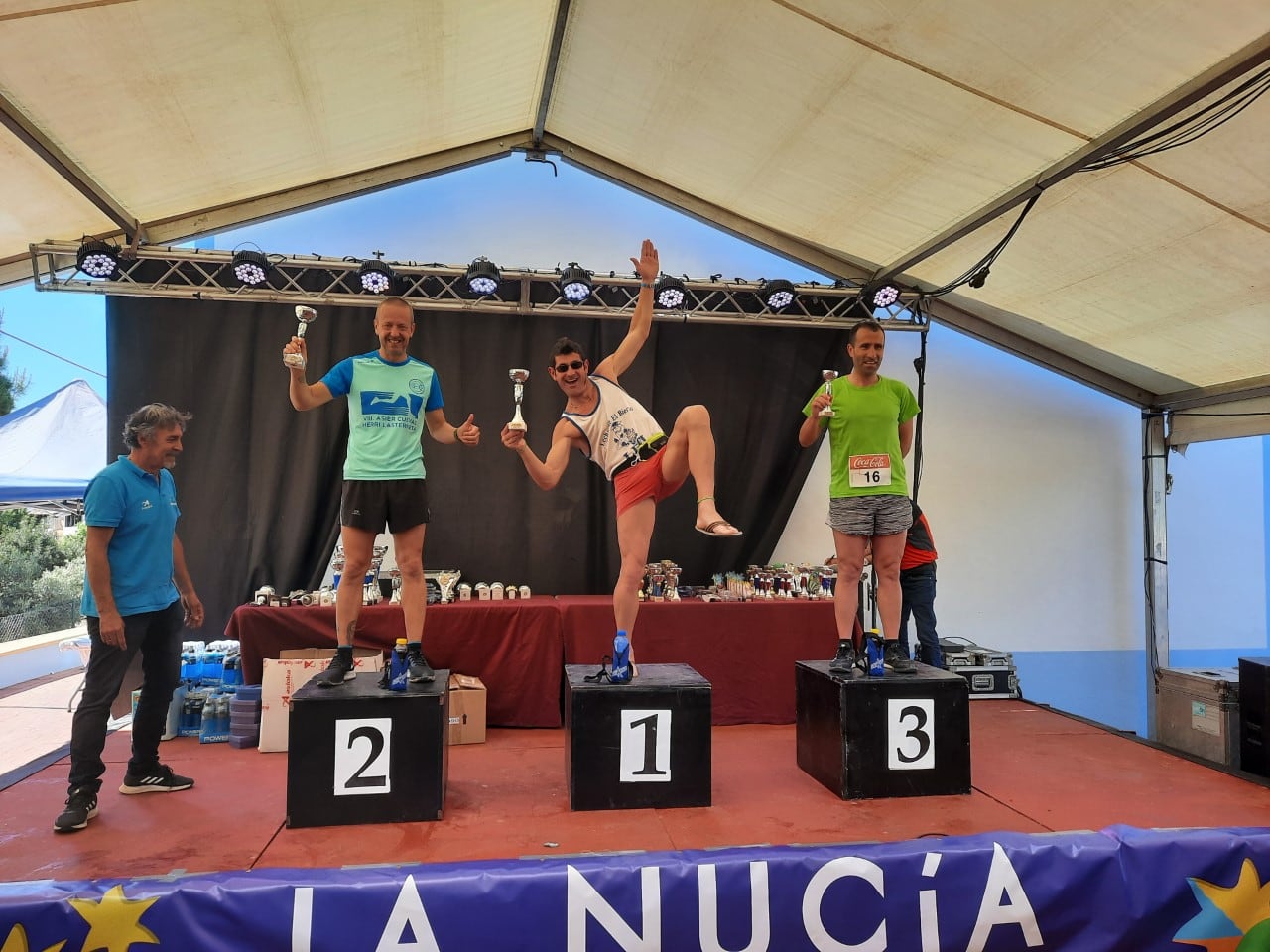 En el pódium del Cross de La Nucía