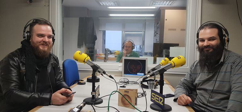 Gabriele y Francesco (Brigan). Xosé Manuel Elías, en la técnica.