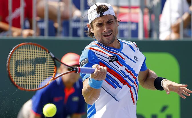 Ferrer, durante un partido en Miami