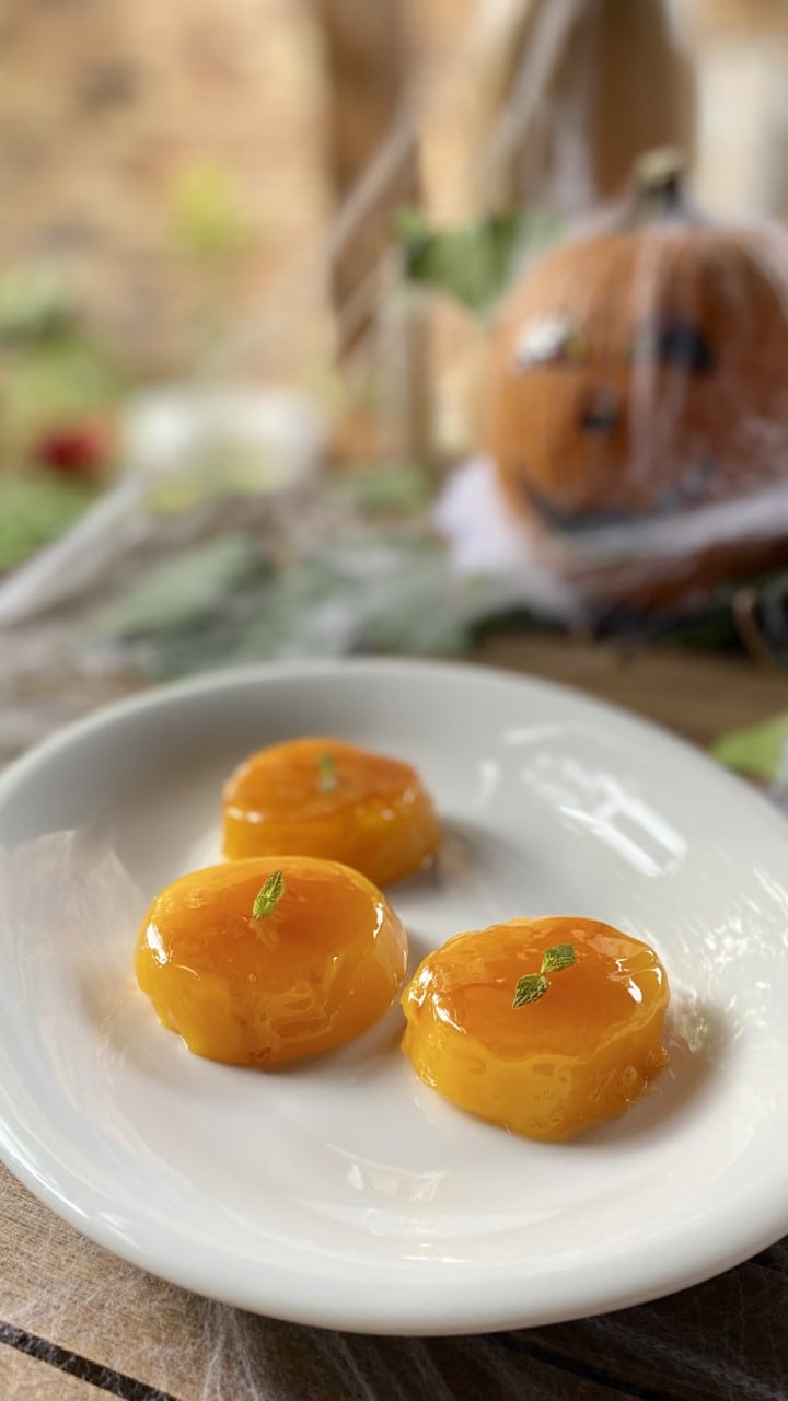 Tocinillo de cielo de calabaza.