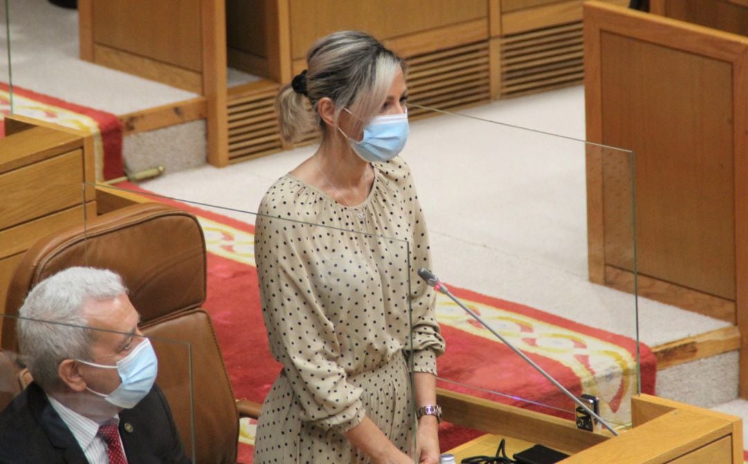 Noelia Otero tomando posesión de su cargo