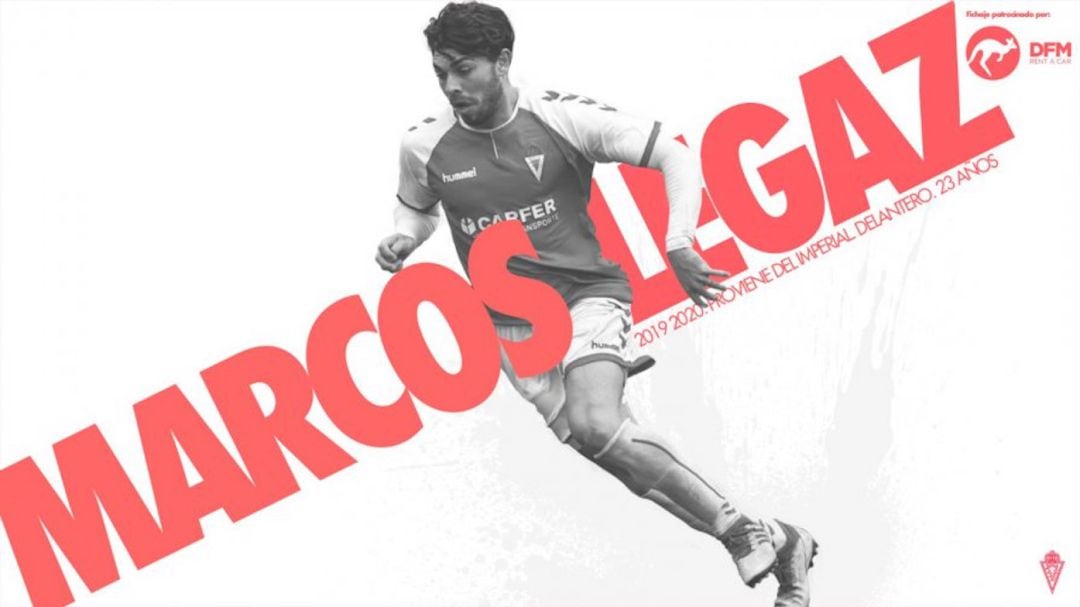 El Real Murcia anuncia un nuevo fichaje: Marcos Legaz