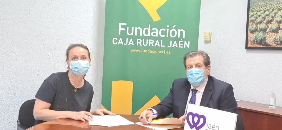 Fundación Caja Rural y &#039;Jaén Solidario&#039; suscriben un convenio de colaboración.