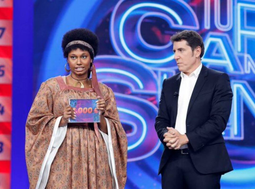 Nia Correia tras ganar la última gala de &#039;Tu cara me suena&#039;.