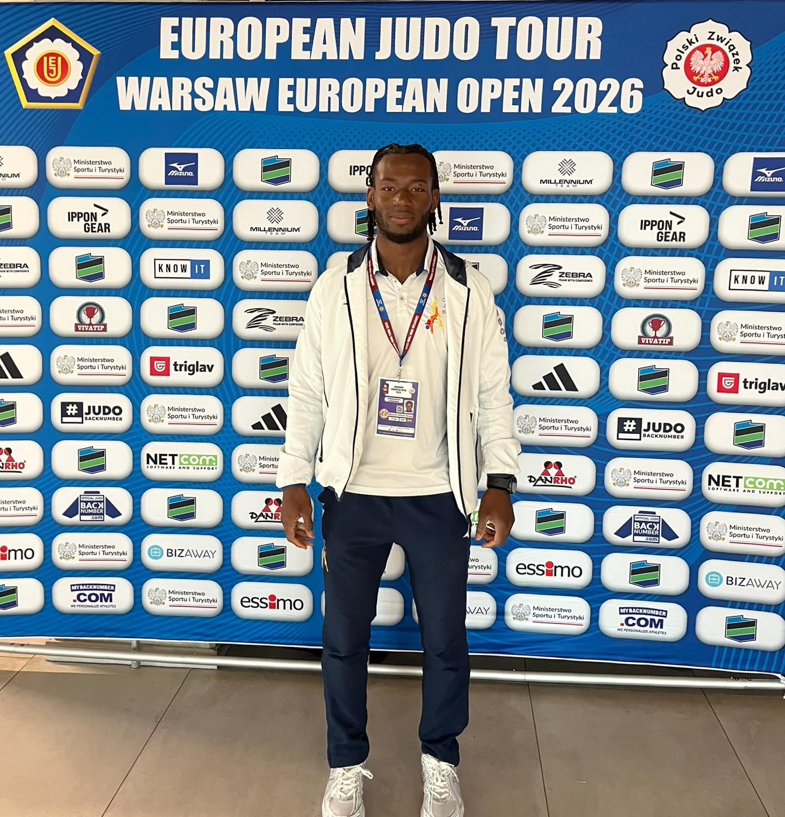 Moussa Macalou en Varsovia