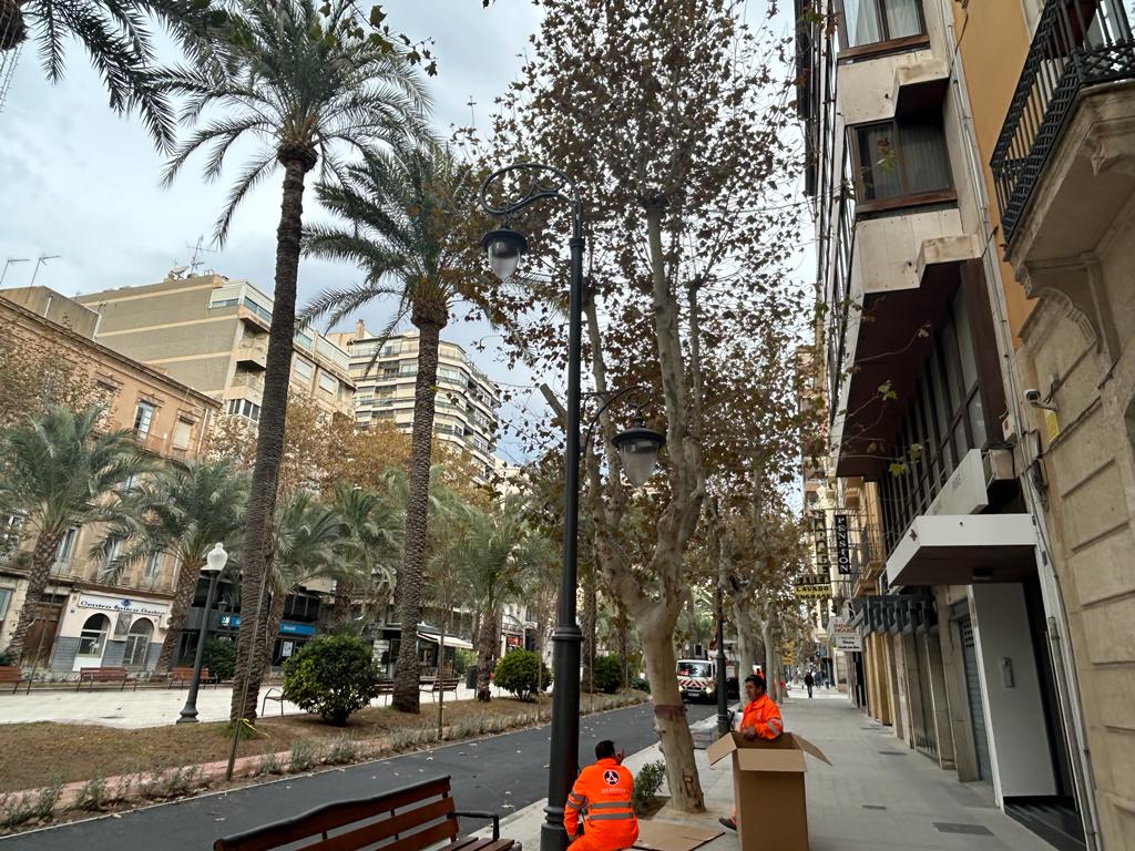 La avenida doctor gadea de Alicante se abrirá este fin de semana al tráfico