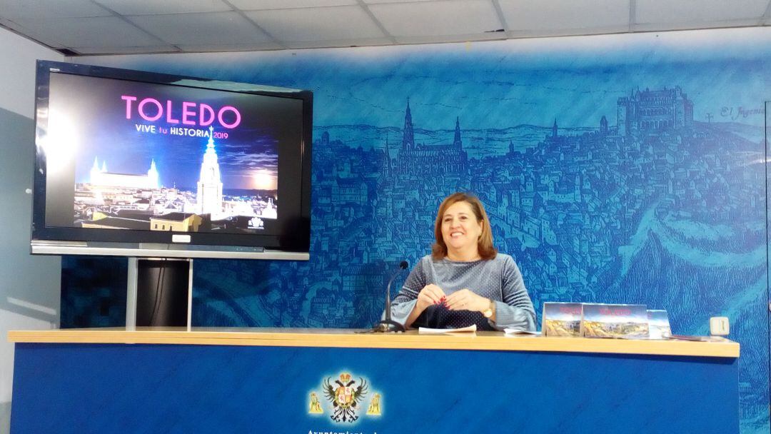 Rosana Rodríguez, en rueda de prensa