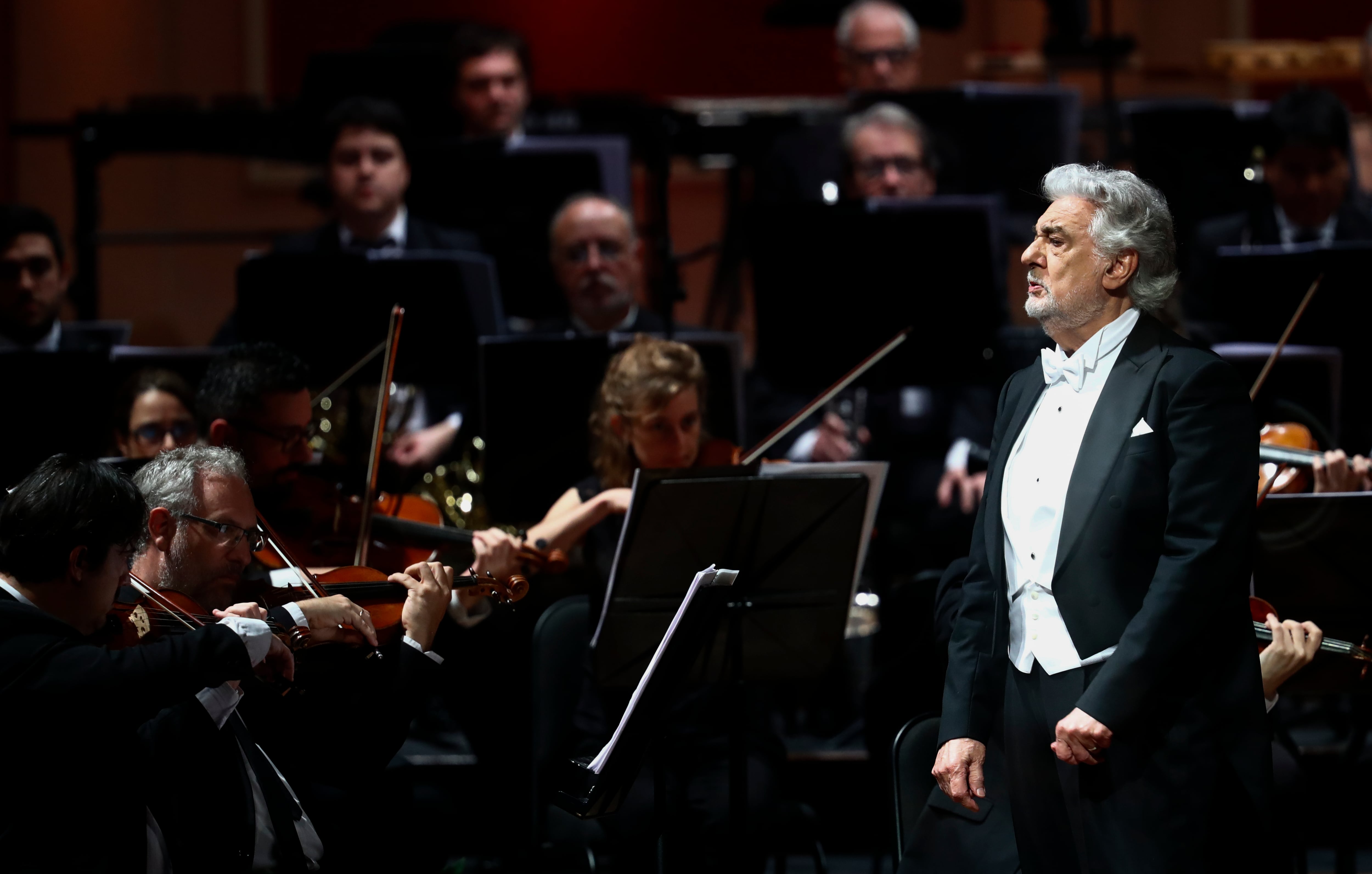 Placido Domingo a l'abril de 2022 en un concert a Buenos Aires, a l'Argentina