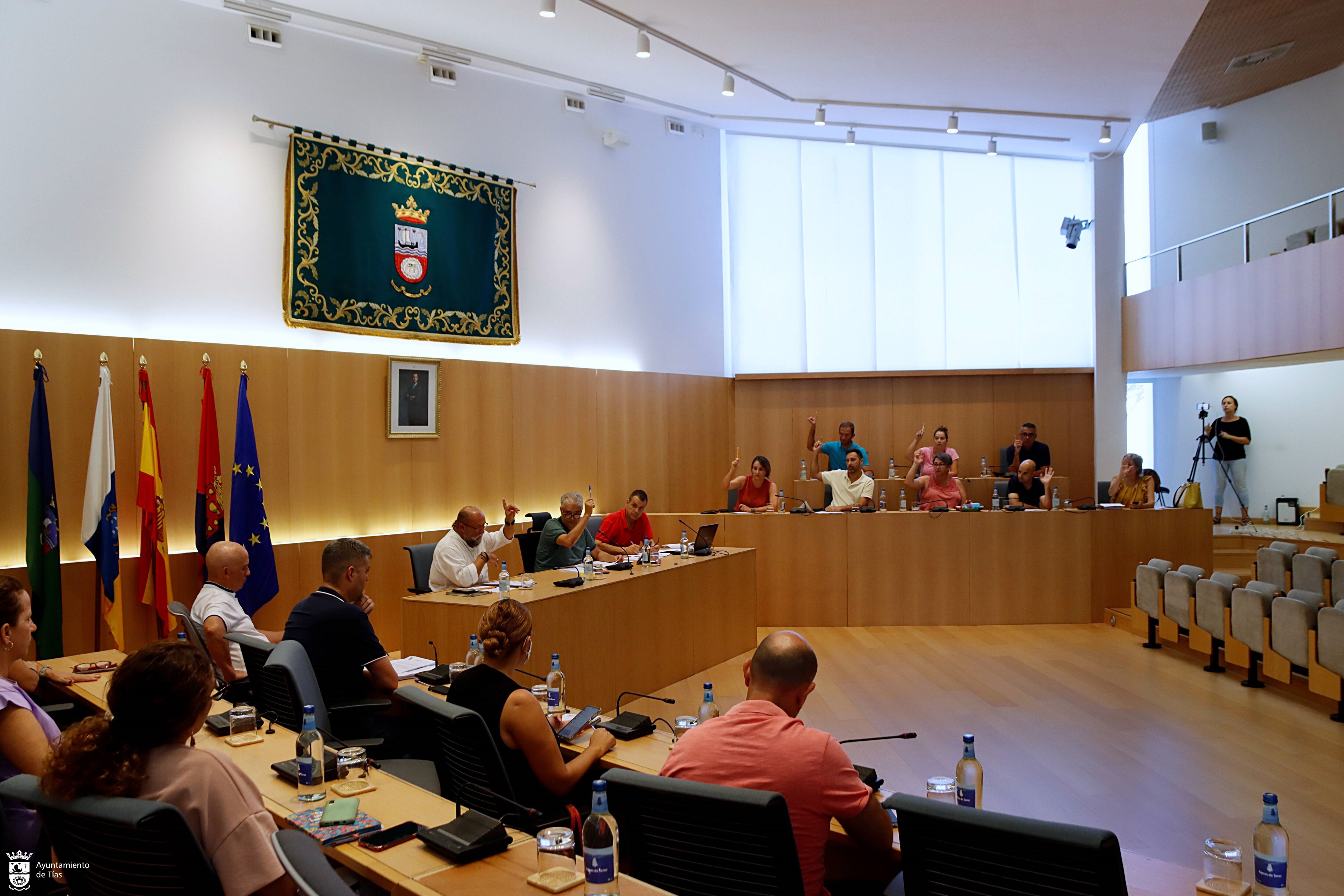 Imagen de archivo del Pleno ordinario celebrado este martes 16 de agosto.