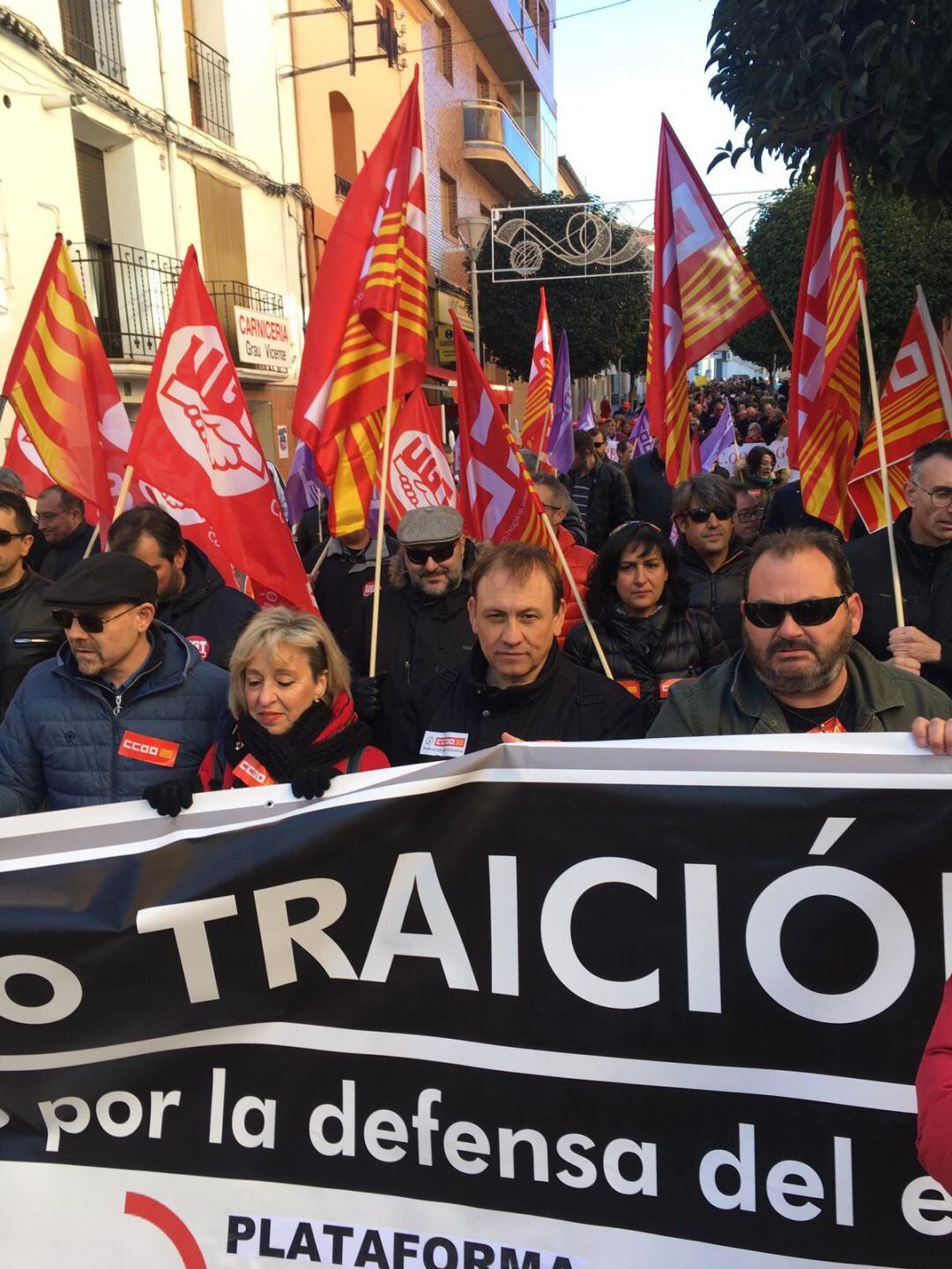 Manifestación en Andorra para reclamar una transición justa