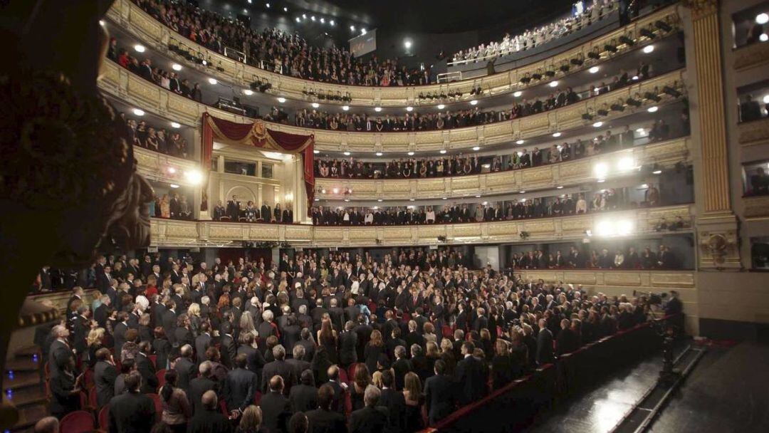 Imagen de archivo del interior del Teatro Real de Madrid