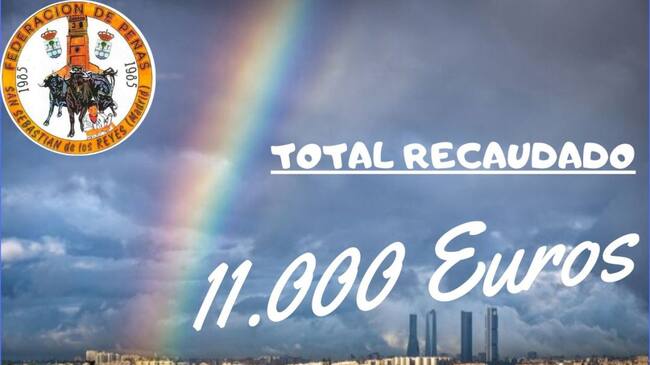 Listado del material comprado con la recaudación contra el COVID-19