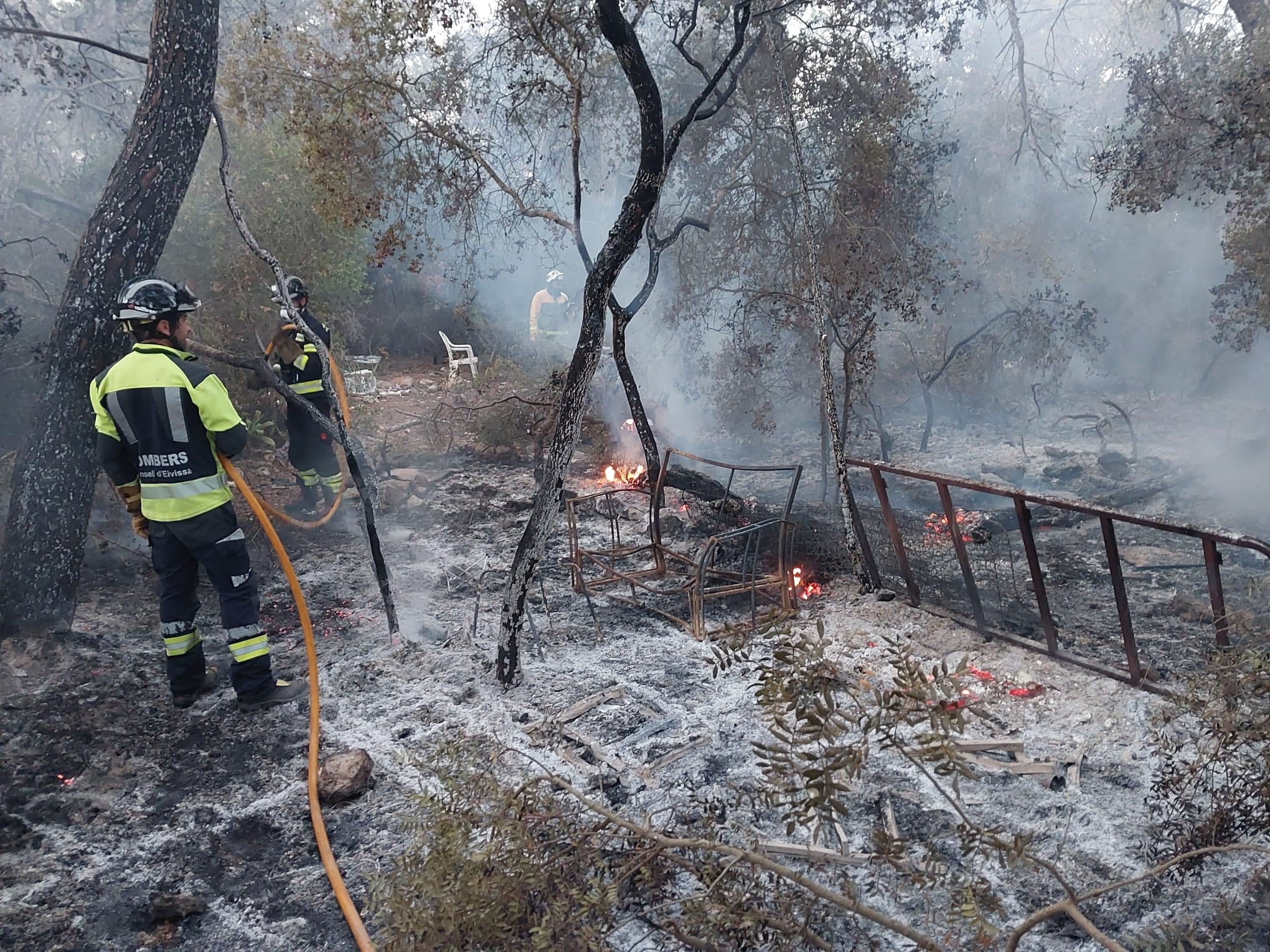 Imagen de archivo de un incendio en Ibiza