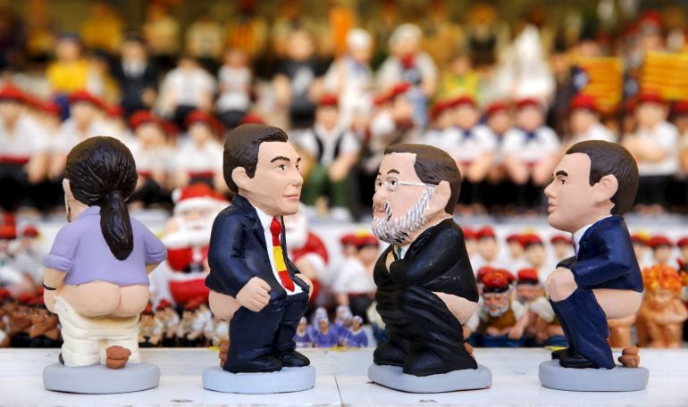 Los clásicos caganers de los candidatos a la presidencia del Gobierno