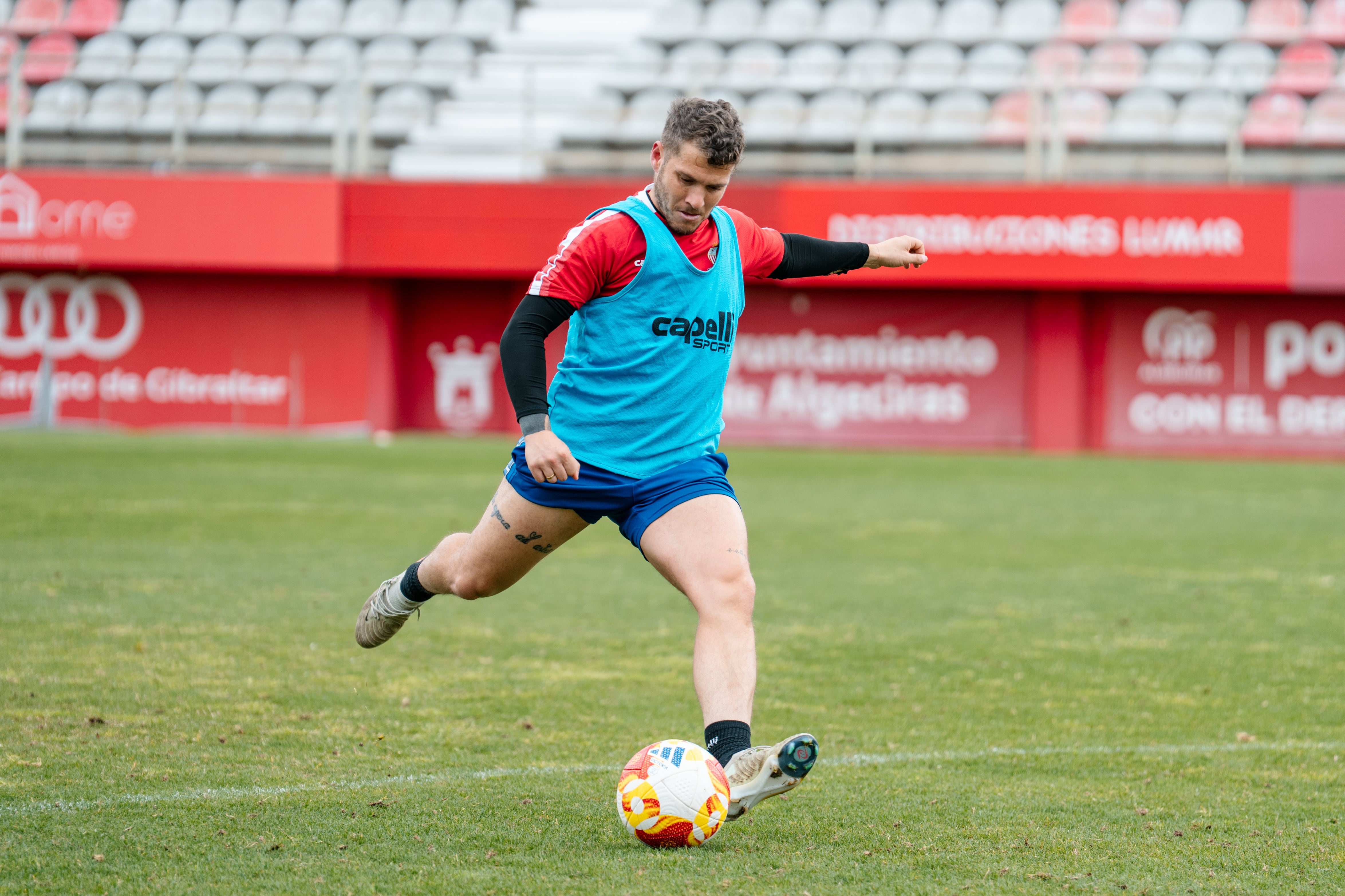 Juanma durante un entrenamiento