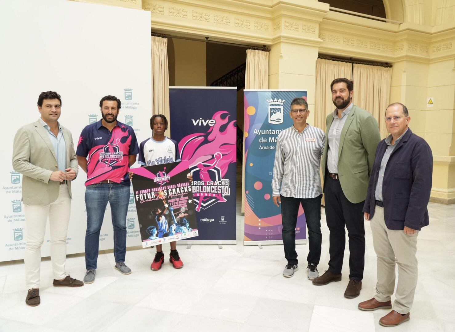 El II Torneo de Baloncesto "Mudanzas Santa Bárbara Futuros Cracks Ciudad deMálaga" celebrará la excelencia deportiva en Andalucía con 24 Equipos de alto nivel en categoría minibasket masculino y femenino