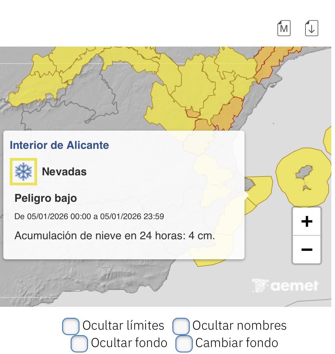 Previsión del tiempo