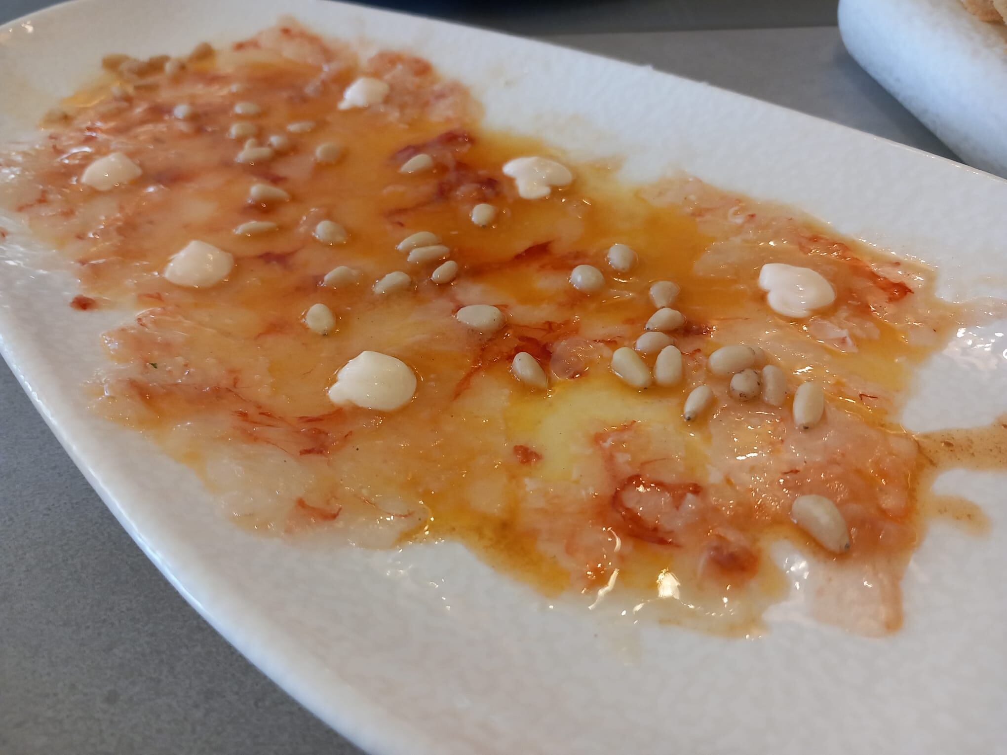 Carpaccio de carabinero