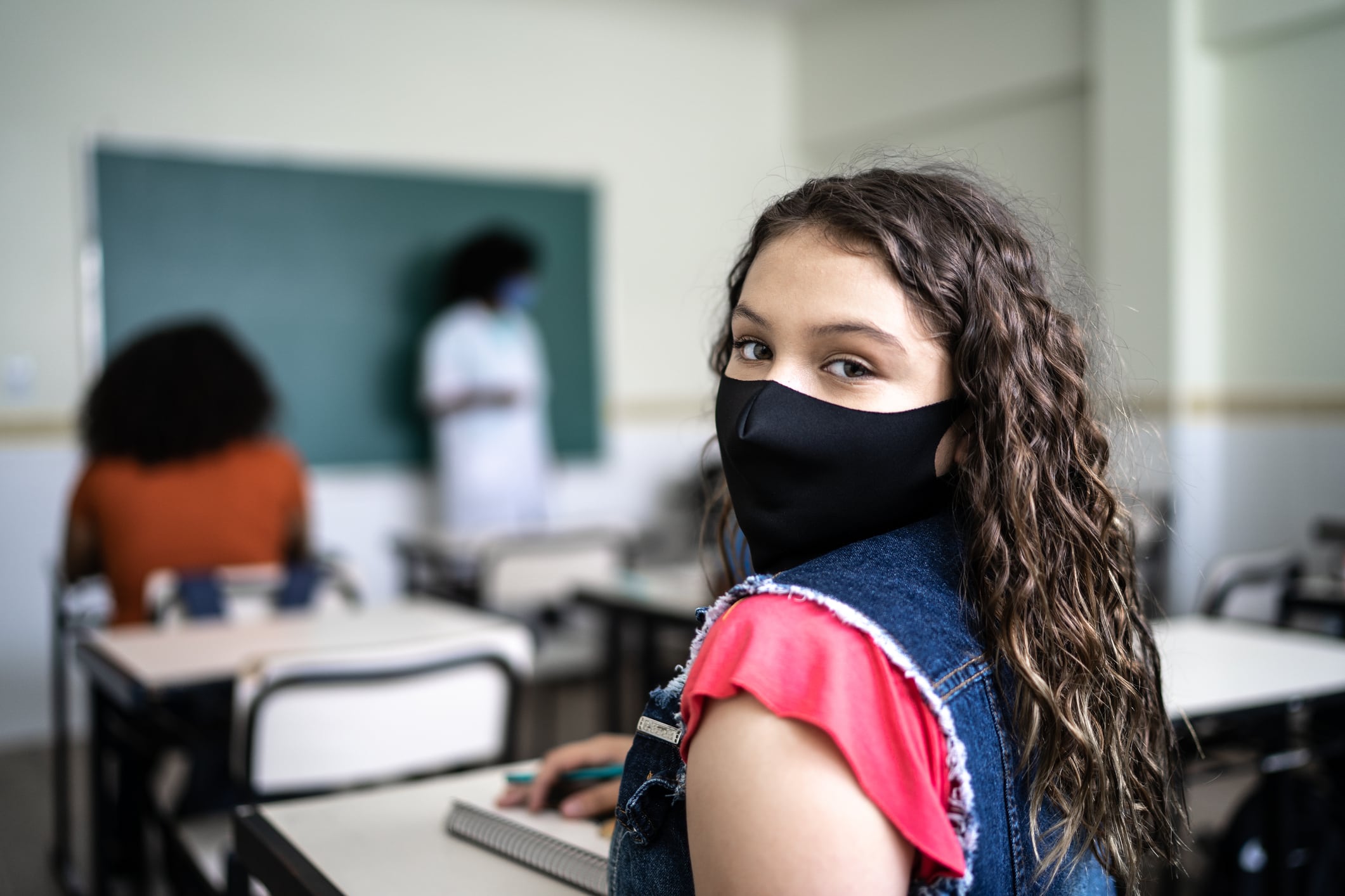 Mascarillas estudiantes.