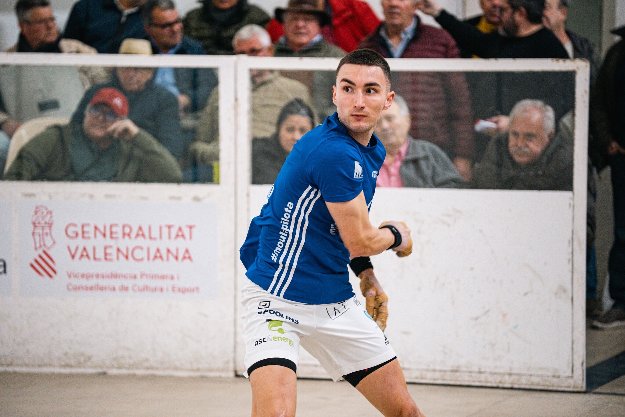 Ivan disputa uno de los encuentros de la Lliga Caixabank Pro I de Raspall