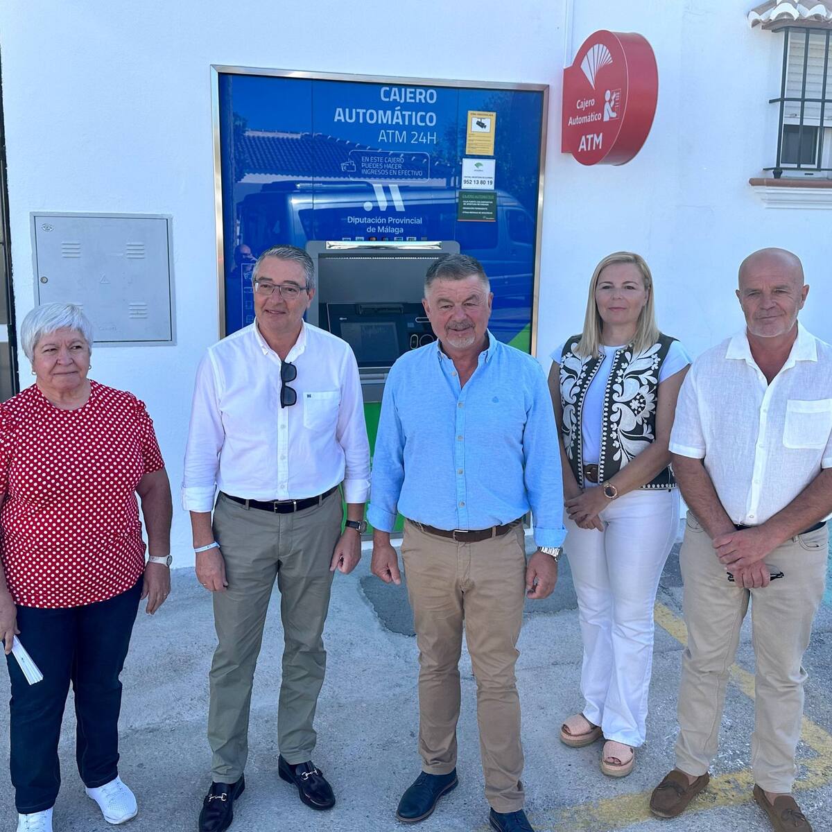 La Diputación de Málaga va a destinar 132.000 euros en instalar cajeros automáticos en nueve municipios que no tienen oficinas bancarias