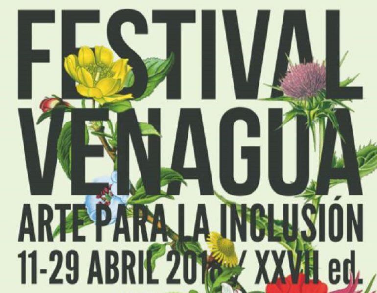 Detalle del cartel anunciador del Festival Venagua 2018