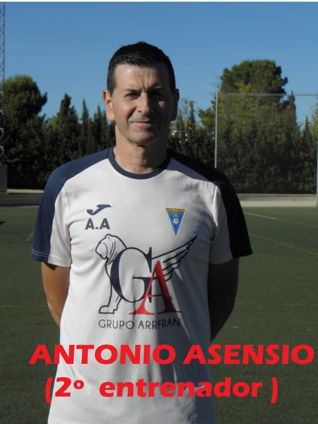 Antonio Asensio, segundo entrenador