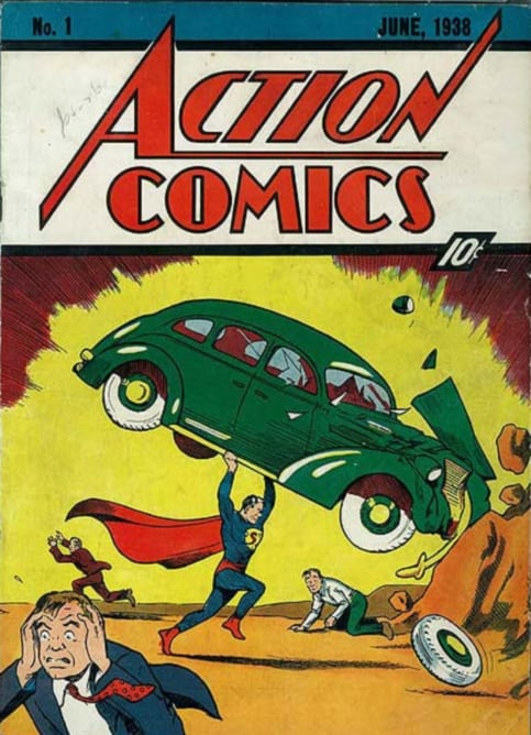 Portada del primer número de &#039;Action Comics&#039;.