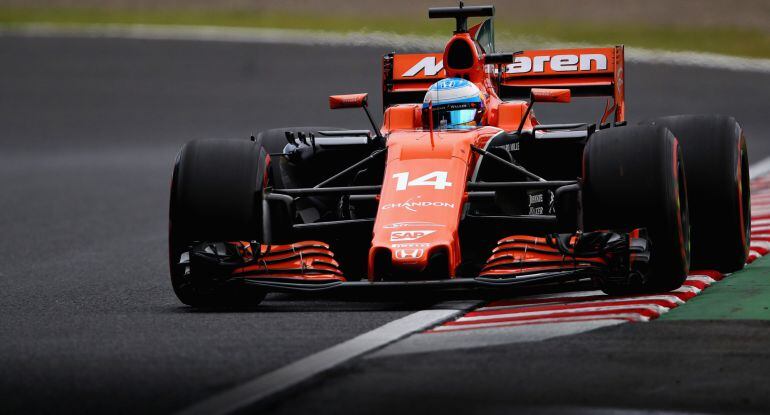 Fernando Alonso, en el trazado de Suzuka.