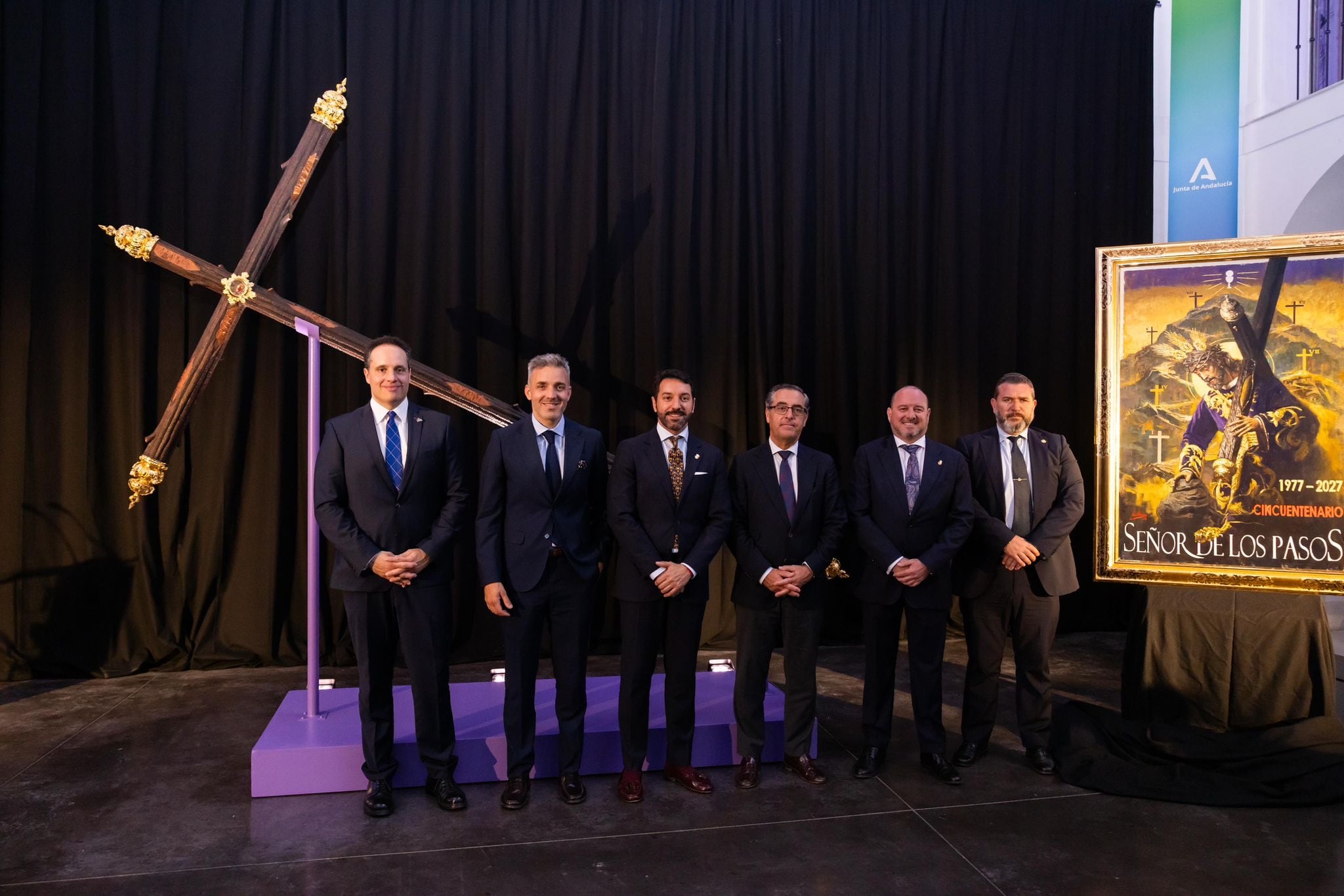 Momento de la presentación de la pieza de El Rocío de Málaga este sábado en Turismo Andaluz