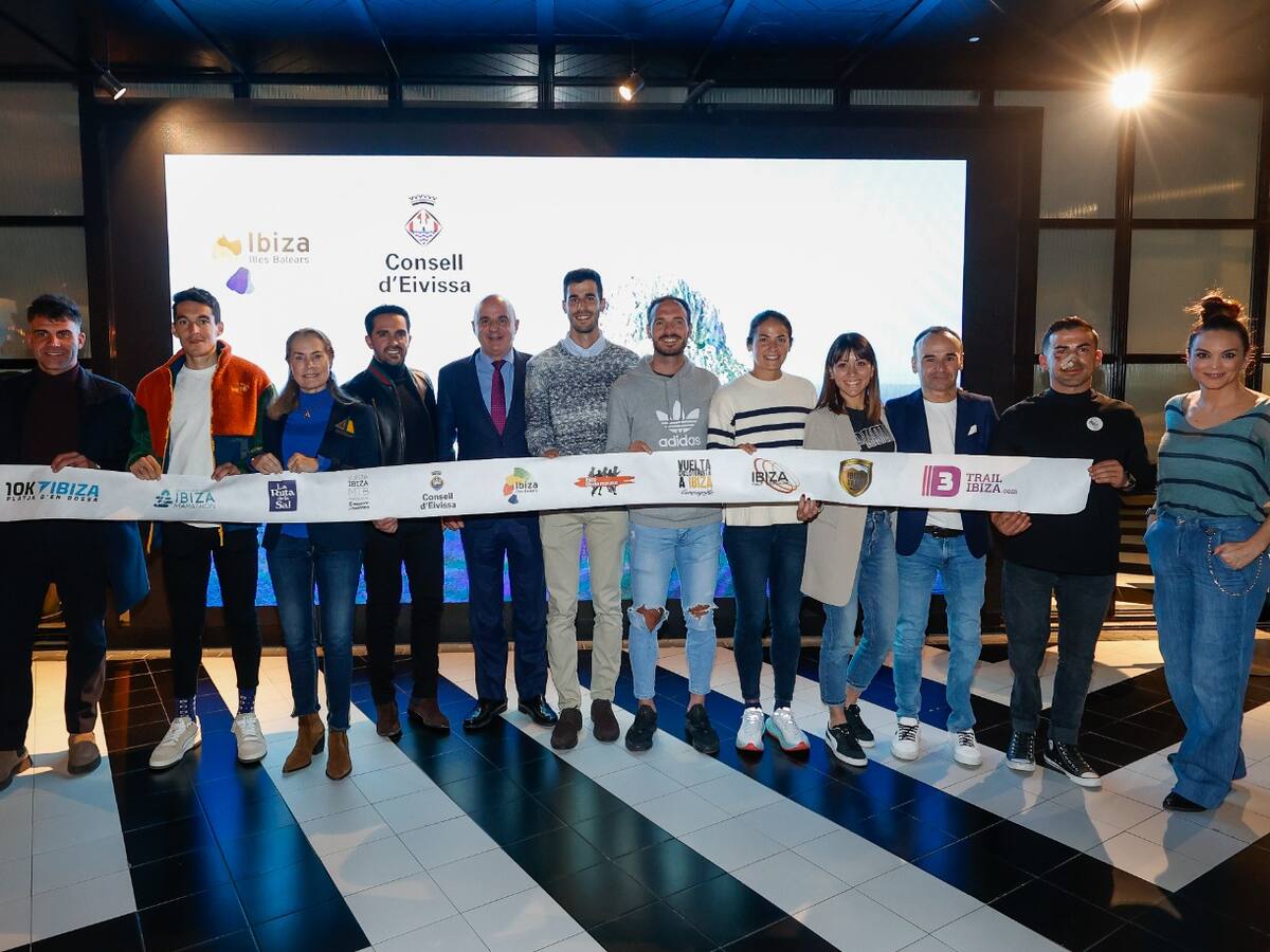 Theresa Zabell, Alberto Contador y Marc Tur, embajadores de las pruebas deportivas en Ibiza en 2023